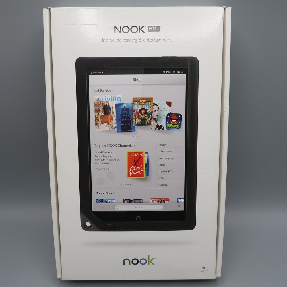 Barnes & Noble Nook HD+ Plus 9" 32GB eBook Tablet Adult Owned‎